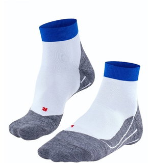 Falke Laufsocke RU4 Endurance Short (mittelstarke Polsterung) weiss/blau/grau Herren - 1 Paar